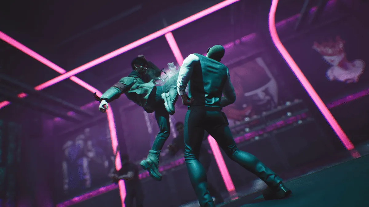 Adegan tendangan di Acts of Blood yang rilis di PC Desember 2026