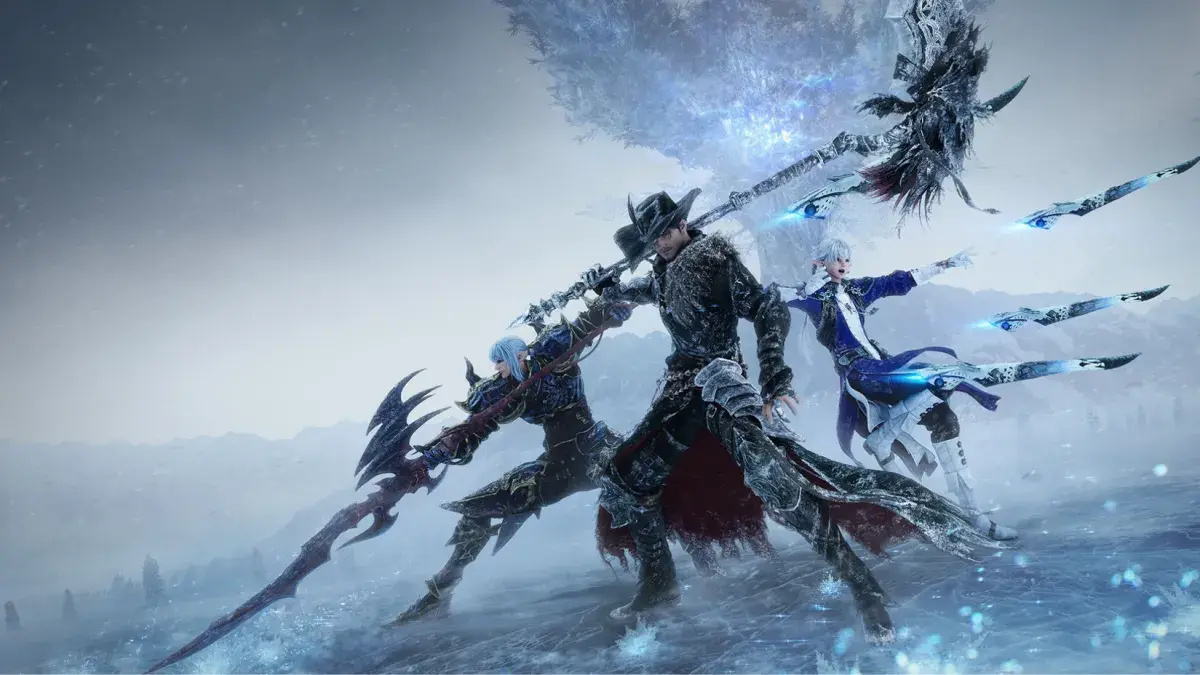 Karakter Final Fantasy XIV dalam key art, amankan akun Final Fantasy XIV