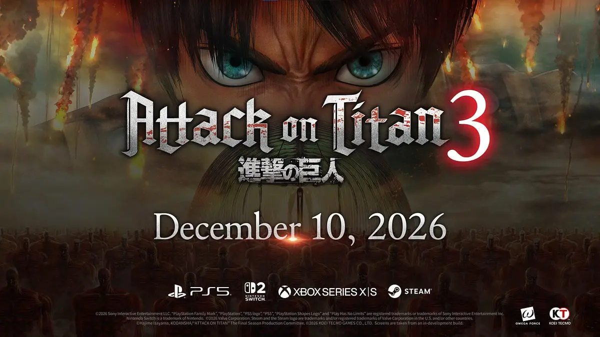 Tanggal rilis dan platform Attack on Titan 3 yang diumumkan
