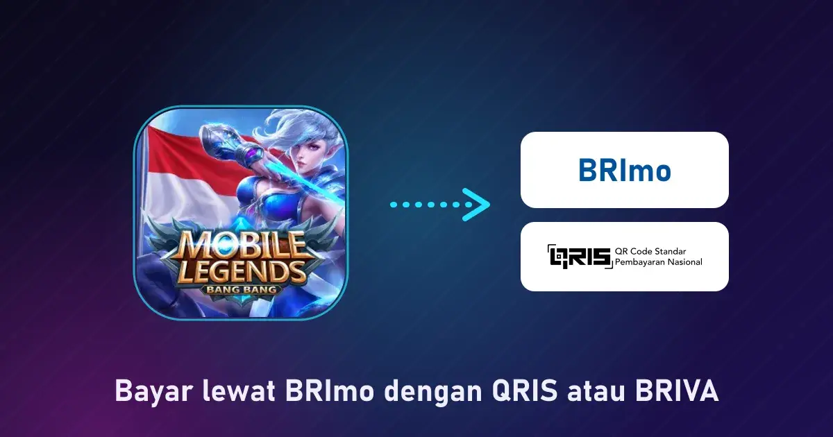 Bayar lewat BRImo dengan QRIS atau BRIVA, panduan cara topup game di brimo