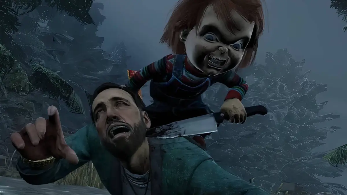 Dead by Daylight Chucky menyerang survivor di dalam game sebelum keluar dari store