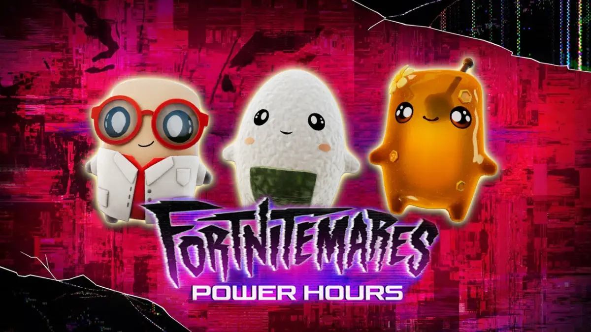 Sprite Onigiri dan Honey di Fortnite FNAF Power Hours