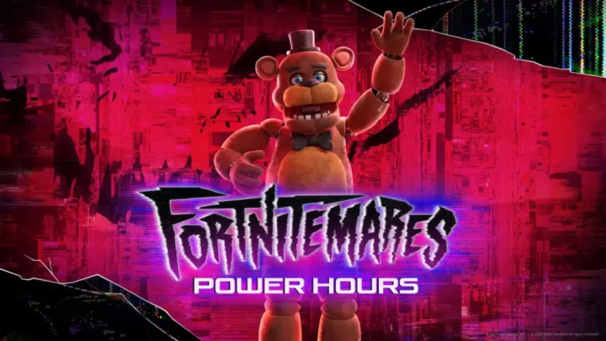 Jadwal Fortnite FNAF Power Hours bertema Freddy di Fortnitemares