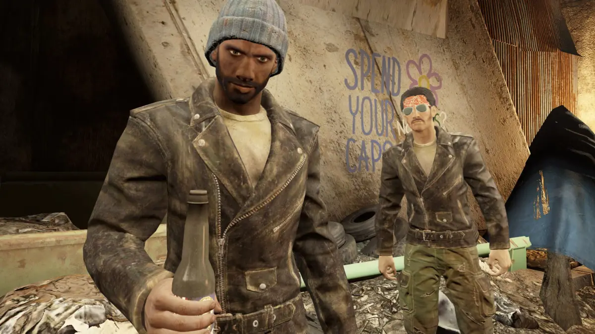 Anggota gang Detour Degens di mod Fallout 4 Detour