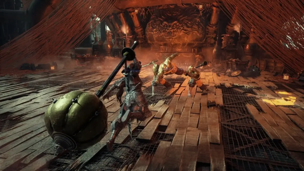 Phantom Blade Zero review, boss fight di arena bernuansa kungfupunk