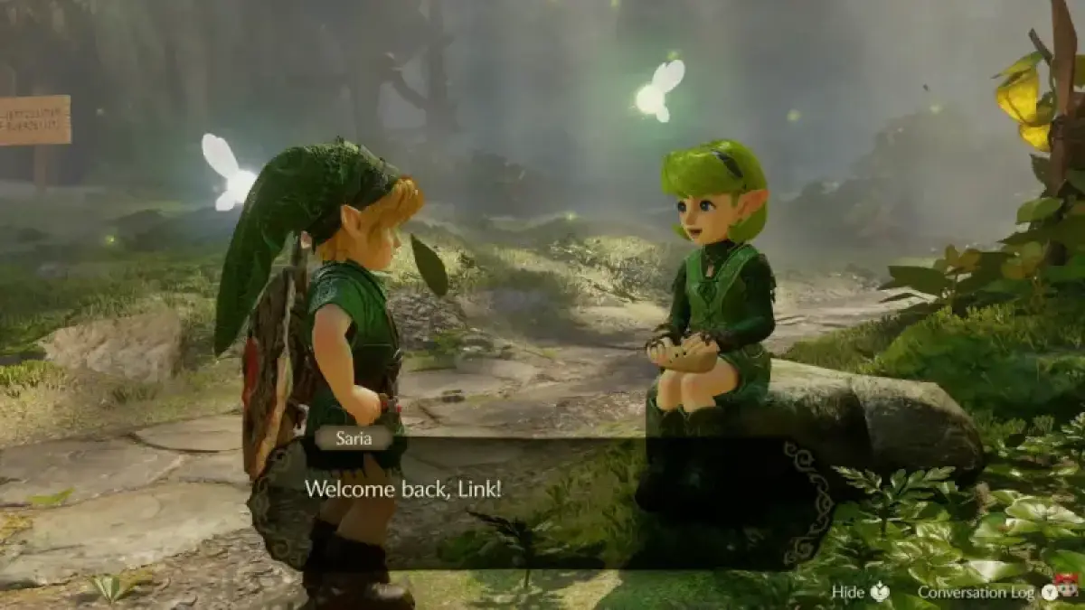Dialog Saria di Ocarina of Time remake, game yang butuh ruang 27GB di Switch 2