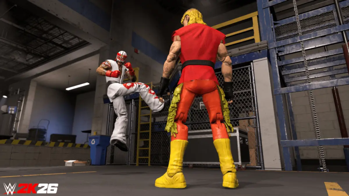 Konten Street Fighter di update 1.20 yang terpisah dari WWE 2K26 locker codes